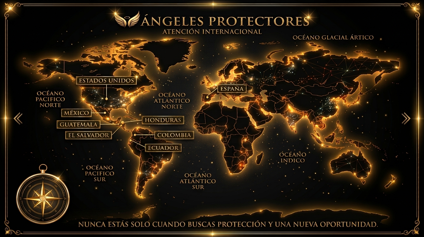 Mapa internacional de Ángeles Protectores